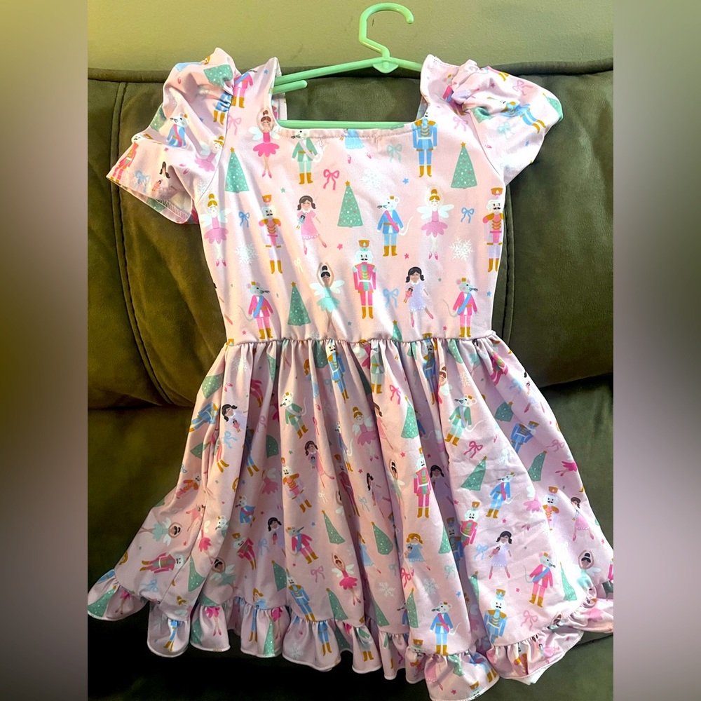 Little stocking nutcracker dress